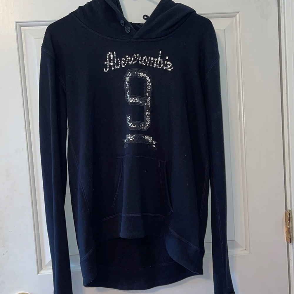 Abercrombie & Fitch medium hoodie. Dark navy